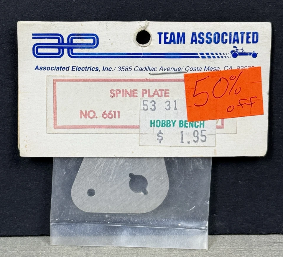 Vintage Team Associated RC10 Spine Plate 6611 - Image 1 of 1