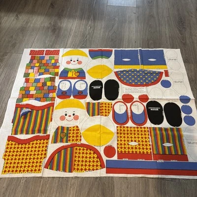 1986 Womans Weekly Cut & Sew Rag Doll 2 x Toy Clowns Fabric Panel Jean Greenhowe - Image 1 of 4