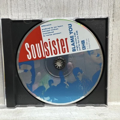 SOUL SISTER Blame you w/ RARE MIX PROMO radio DJ CD Single -1989-like New Foto 1 de 3