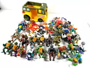 Lot (35+) TMNT Teenage Mutant Ninja Turtles Action Figures Vehicle Acc - Picture 1 of 23