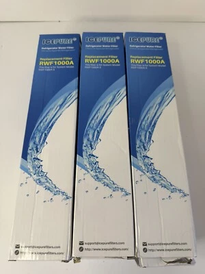 RWF1000A Fit For LG LT600P LFX25975ST LSC27931SW 5231JA2006A Water Filter 3 Pack - Image 1 of 3