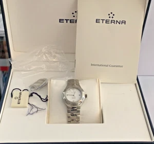 Eterna 'Monterey' Swiss Ladies Dive Watch , Sapphire, 200m WR- Boxed with Papers - Picture 1 of 13