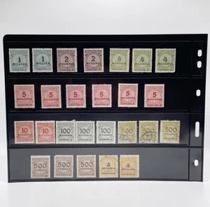 1923 German Weimar Republic Hyperinflation Stamps Mi. #313A-30A, Sc. #280-99 VGC - Picture 1 of 5
