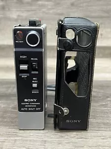 Vintage Sony TC 55 Tape Portable Metal Cassette Recorder UNTESTED SOLD AS-IS - Picture 1 of 14