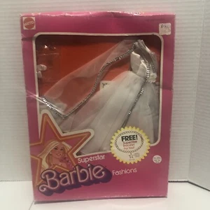 Vintage Superstar Barbie Doll 1977 #9836 Spotlight On Romantic White - Picture 1 of 9