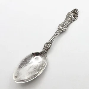 Antique Alvin Sterling Silver Orange Blossom Teaspoon Spoon - Picture 1 of 5