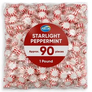 Arcor Starlight Peppermint Candy Bulk - 1 Pound Approx 90 Candies - Bulk Cand... - Imagen 1 de 6