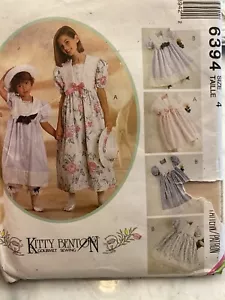 MCCALLS PATTERN 6394 ABITI PANTALONI BAMBINA TAGLIA 4 NON TAGLIATI VINTAGE - Foto 1 di 10