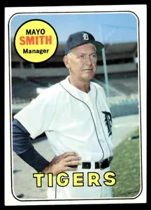 1969 Topps Mayo Smith Detroit Tigers #40 Set Break - Picture 1 of 2