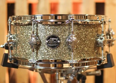 DW Performance Ginger Glitter Glass Snare Drum - 5.5x14 - Image 1 of 4