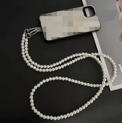 Langes Perlen-Lanyard Für Handys Perlen-Gurt Handy-Crossbody-Kette Handy- % - Bild 1 von 4