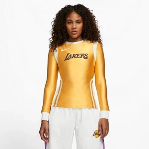 Los Angeles Lakers Women's X Nike Ambush NBA Collection Long Sleeve Retro Jersey - Picture 1 of 27