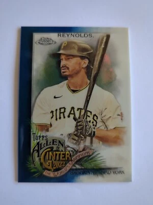 2022 Topps ALLEN & GINTER CHROME BRYAN REYNOLDS BLUE REFRACTOR 053/150 #217 - Image 1 of 2