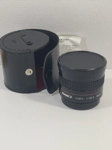 Ambico Model V-0315 Video 0.6x Wide Angle Lens Attachment Wide Japan Made - Imagen 1 de 12