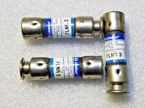 FUSIBLES DE RETARDO DE TIEMPO DE DOBLE ELEMENTO LITTELFUSE FLNR-3 3 AMPERIOS - 2 piezas - Imagen 1 de 1