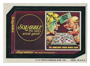 1974 Topps Wacky Packages 9th Series 9 Squabble desagradable juego de palabras casi nuevo- - Imagen 1 de 1