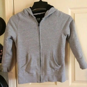 Rout 66 Original Clothing Co Grey Youth Hoodie Jacket lined M or 8 USA Flag - Picture 1 of 12