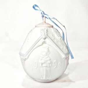 Lladro 1998 Christmas Holiday Porcelain Bola Navidad Ball Ornament 16561 - Picture 1 of 7