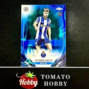 TOPPS CROMO UEFA 2023-24 BERNARDO FOLHA RC REFRACTOR LAVA AZUL 1:40000 PORTO - Imagen 1 de 2