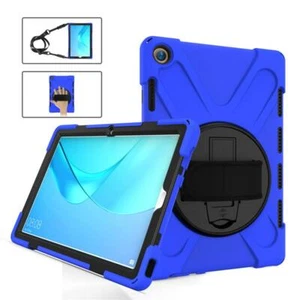 360 Rotating Shockproof Kids Case Heavy Duty Stand Huawei MediaPad M5 Pro 10.8 - Picture 1 of 20