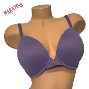 Sujetador liso VICTORIA’S SECRET 36DD Love Cloud push-up ciruela congelada suave - Imagen 1 de 7