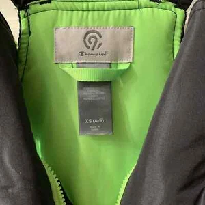 Champion youth XS (4-5) Ski Snow Bib Charcoal New with Tags - Picture 1 of 5