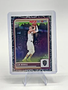 Sam Merrill #233 Panini NBA 23-24 Haunted Hoops Web Holo Cleveland Cavaliers - Imagen 1 de 2