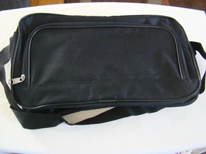 Schwarze Reisetasche Handgepäcktasche mit Reißverschluss 421704 - Bild 1 von 4