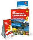 Produktbild - ADAC - Campingführer 2024 Deutschland und Nordeuropa - Planungskarte Campingcard