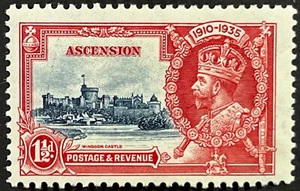 Ascension, King George V Coronation Silver Jubilee, Scott 33, MLH, F-VF - Picture 1 of 2