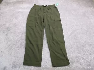 NEW Gap Pants Mens Medium Tall Green Cargo Joggers New With Tags 30x30 - Picture 1 of 10