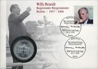 B-0680  Numisbrief    Willy Brandt 1957-1966
