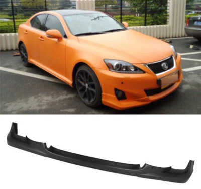 Difusor divisor de labios parachoques delantero negro PP Gen S para 11-13 Lexus IS250 IS350 Foto 1 de 4