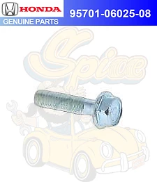 Honda 95701-06025-08 Honda BOLT FLANGE (6X25) - Image 1 of 4