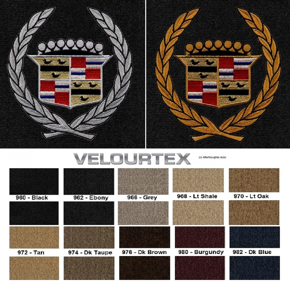 Lloyd Mats Velourtex Cadillac Allante Front Floor Mats (1987-1993) - Изображение 1 из 4