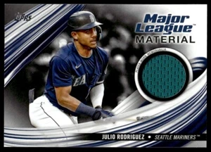 JULIO RODRIGUEZ - 2023 Topps "Material de Grandes Ligas" Reliquia Usada en Juego (#019/199) - Imagen 1 de 2