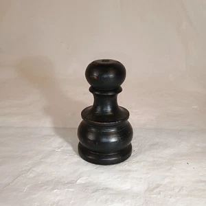 Oversized Distressed Wooden Chess Piece Black, Decor. - Picture 1 of 5