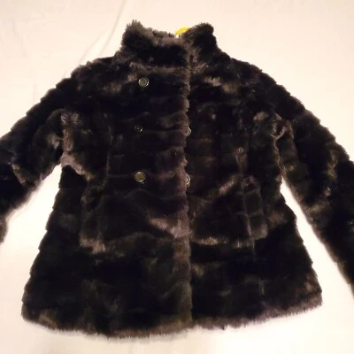 KC Collections Coat Button Faux Fur Black 18Wx24L Acrylic/Polyester Snap Button - Image 1 of 4