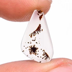 A+ Natural Scenic DENDRITE Agate Fancy Cabochon 2.65 CT 9x15x2 mm Gemstone BC-22 - Picture 1 of 8