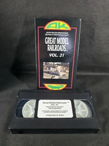 . AK GREAT MODEL RAILROADS VOLUME 21 ALLEN KELLER PRODUCTIONS VHS VIDEO LAYOUT - Picture 1 of 7