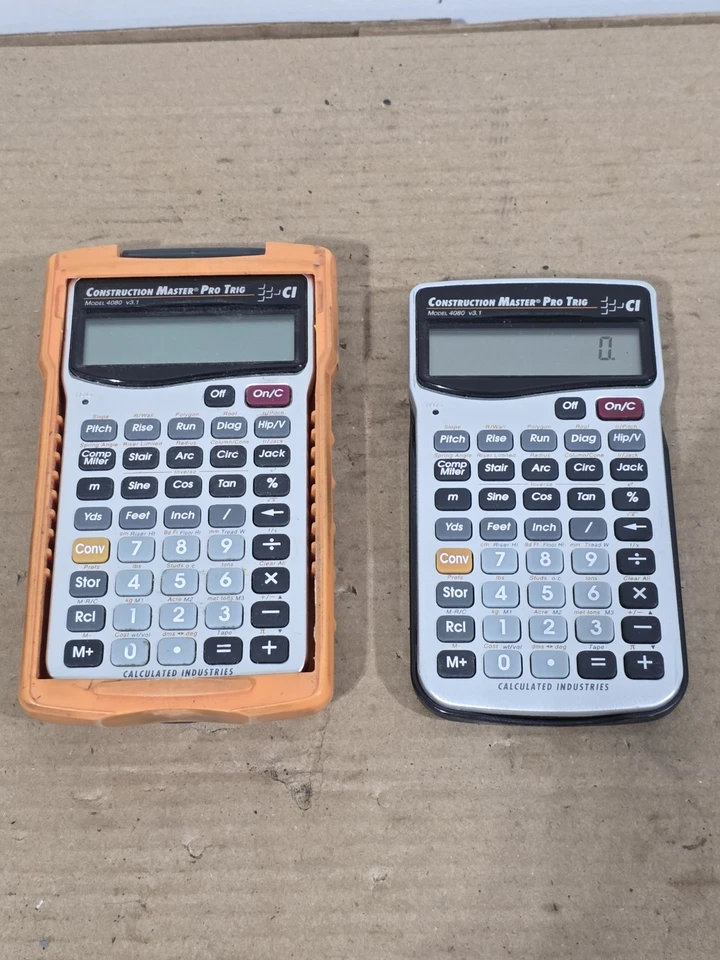 Calculated Industries Construction Master Pro Trig 4080 Calculator w/ Parts Calc - Image 1 of 3