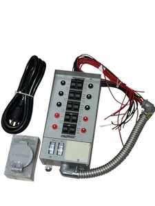 INTERRUPTOR DE TRANSFERENCIA GENERADOR RELIANCE CONTROL PROTRAN 31410C 10 CIRCUITOS 30AMP - Imagen 1 de 6