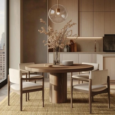 4x6 Elijah Seagrass Area Rug, Beige, Solid Farmhouse Style, Cotton Bordered, ... - Image 1 of 4