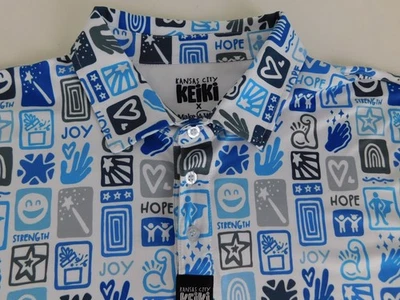 Camisa polo de golf Kansas City Keiki para hombre pide un deseo manga corta grande Foto 1 de 4