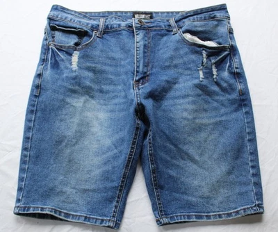 Pantalones cortos de mezclilla para hombre William Rast ligeramente desgastados AC2 lavado medio talla 34  Foto 1 de 4