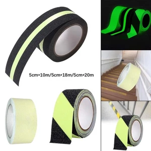 Darkness Activated Non-Slip Tape Roll for Stairs, Reflective Grip Sticker - Picture 1 of 21