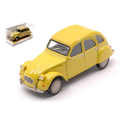 CITROEN 2 CV 6 CLUB 1979 MIMOSA YELLOW 1:43 Norev Auto Stradali Modellino Nuovo - Immagine 1 di 3