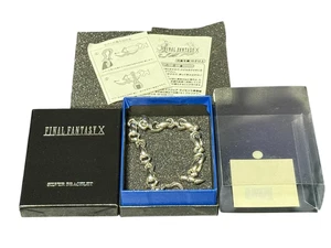 Bracciale Final Fantasy X Tidus Argento 925 Quadrato Enix Japan Limited Nuovo - Foto 1 di 4