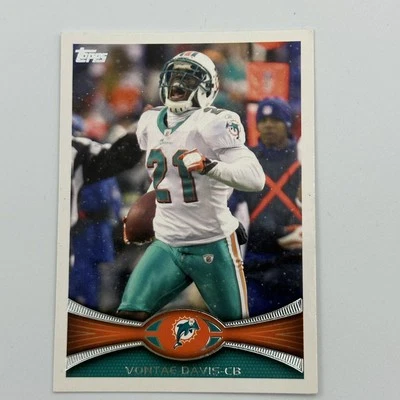 Vontae Davis 2012 Topps #371 Miami Dolphins - Image 1 of 2