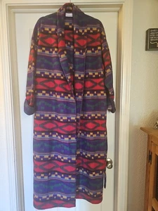 Vintage Erika Taylor Damen Bademantel, Southwest, Größe M 100% Polyester  - Bild 1 von 5
